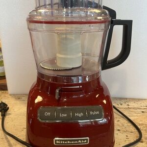 KitchenAid Glossy Red Food Processor